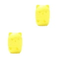 thumbnail image 4 of Transemion Modern And Functional Cat Shaped Sponge Holder With Silicone Storage Box yellow 2Set, 4 of 6