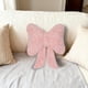 thumbnail image 5 of Cojín decorativo con lazo de peluche para sofá, cama, sala de estar y dormitorio. Rosa, 5 of 9