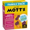 Mott's Fruit Flavored Snacks, Mango and Passion Fruit, Gluten Free, 40 Count, 32 oz