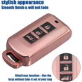 thumbnail image 5 of ACROPIX Housse de Porte-Clés en TPU Compatible avec Mitsubishi Outlander - Lot de 1 Rose, 5 of 5