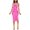 Barbie Pink, variant on Speechless Womens Sateen Long Bodycon Dress