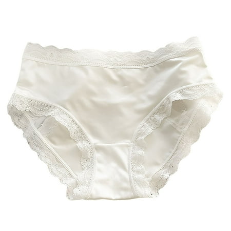 Bigersell Plus Size Womens Underwear Clearance Cotton Seamless Underwear Women Boy Shorts Panty Style P-1922 Cotton Boyshort Panties Ladies Thongs Seamless Briefs Mid Waist Women s Panties White L