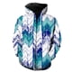 thumbnail image 1 of Sudadera con capucha y cremallera para hombre y mujer, con estampado 3D de guitarra, estilo informal, estilo hip hop, unisex, 1 of 6