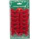 thumbnail image 1 of Bolas decorativas con lazo para árbol de Navidad Foohvr color rojo, 1 of 2