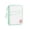 A-Green, variant on Mesh File Organizer Bag with Handle 180° Open – Multi-Compartment Zipper Pouch for A4 Books Notebooks Stationery, Transparent Elastic Fabric, Portable Desk Storage for Office College Daily Use