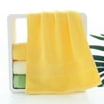 thumbnail image 3 of Pidada 100% Cotton Hand Towels for Bathroom Set of 2 (Yellow), 3 of 8