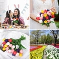 thumbnail image 5 of 30 Pcs Multicolor Fake Tulips for tion, Real Touch PU Faux Tulips Flowers Arrangement Artificial Plants Indoor for Home Decor Wedding Mother's Day Spring Easter tions, 5 of 5