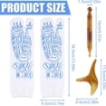 thumbnail image 2 of Foot Massage Socks with 2 Trigger Point Tools, Acupressure Reflexology Set, Toe Separator, Finger-Pressing Charts for Uncomfortable Feet (Men), 2 of 6