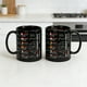 thumbnail image 3 of Taza con el calendario de la temporada de carreras 2026 | Taza de café de cerámica negra con diseños y fechas del circuito del Gran Premio | Incluye el circuito de Madrid | Regalo para aficiona, 3 of 6