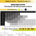 thumbnail image 3 of Impermeable gabardina largo para lluvias ligero premium unisex hombre mujer con reflejantes rainwear talla Mediana Beckon rainwear premium quality bk095 unisex TALLA MEDIANA, 3 of 8