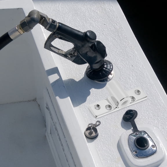 WEUVEB Plated Silver Metal Oarlock Socket Base for Easy Installation on Row Boats
