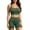 Army Green, variant on Workout Sets for Women 2 Piece Sports Bra Crop Top High Waist Booty Shorts Seamless Yoga Athletic Gym Outfits Lounge Activewear