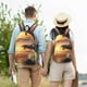 thumbnail image 4 of Easygdp Sunset Dancing Dolphin A Mochila de Lona Resistente para Laptop, Compatible con Laptops de 15 a 17 pulgadas, Ideal para Escuela, Trabajo y Viajes-Small, 4 of 5