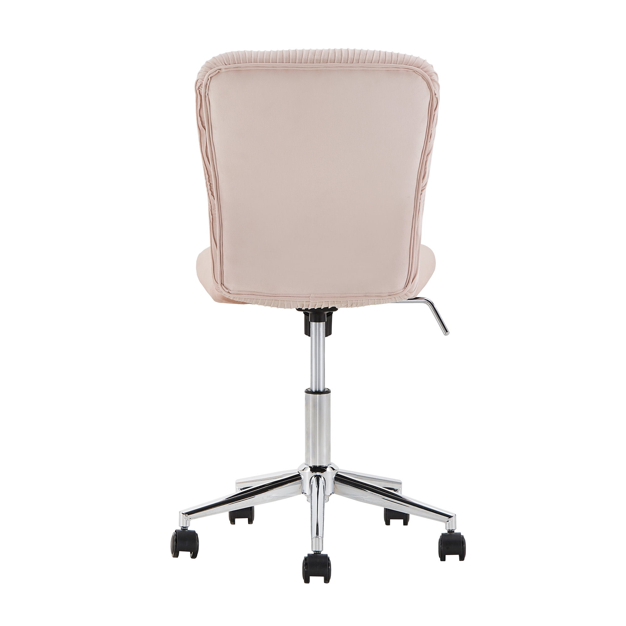 Weston Home Bold 14.57 in Task Chair with Adjustable Height & Swivel, 250 lb. Capacity, Blush Pink