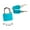Light Blue, variant on Mini Padlock with 2 Keys for Suitcase Bag Luggage Case Lock Plastic 7 Colors