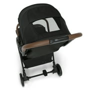 Jeep Altitude Compact Travel Stroller by Delta Children – Greenguard Gold Certified, Easy One Hand Fold, Lightweight, Extendable Canopy with Peek-a-Boo Window, 4 Wheel Suspension, Black