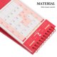 thumbnail image 3 of unbranded De Escritorio 2026 Rojo Con Soporte Y Doble Anilla Para Organización En El Hogar, 3 of 6