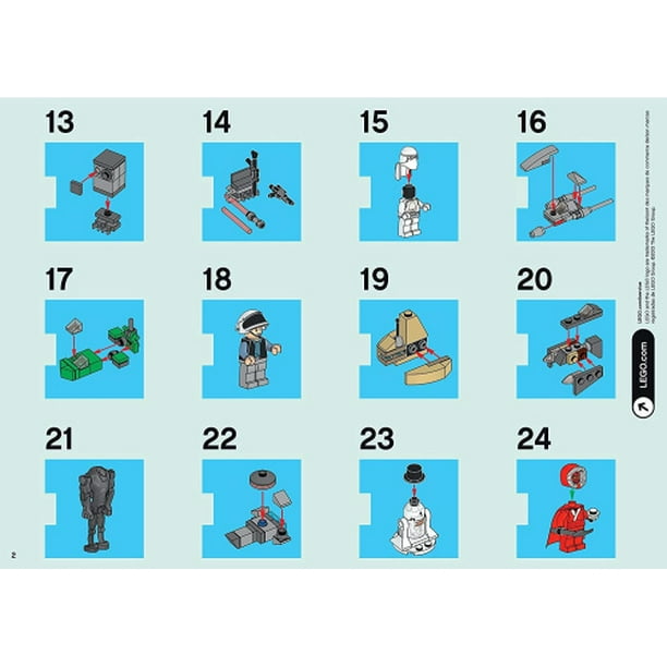LEGO 2012 Star Wars Advent Calendar 9509 Discontinued by manufacturer Walmart