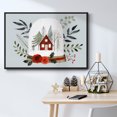thumbnail image 6 of Snow Globe Village Collection A - Framed Gallery Wrapped Holiday Canvas - 17 x 25 - Black Frame, 6 of 9