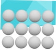 thumbnail image 3 of OULII Football Toys 12Pcs White ABS Table Soccer Ball for Home Playtime, 3 of 8