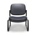 thumbnail image 2 of OFM Model 409-VAM Big and Tall Armless Guest and Reception Chair, Anti-Microbial/Anti-Bacterial Vinyl, Navy, 2 of 4