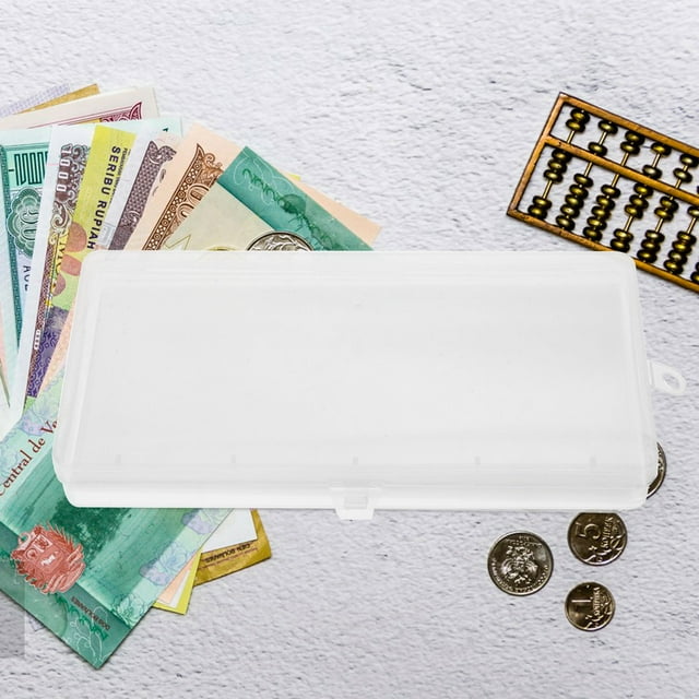 CTIRCHIU 1Set Clear Currency Sleeves Banknote Protector Bags for Paper Money Storage and Collection