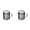 Silver 2PCS, variant on Stainless Steel Powder Shaker With Handle And Multi Function Fine Mesh Powder Sieve For Outdoor BBQ Seasoning Bottle 2.76x3.54 inch