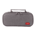 thumbnail image 1 of Estuche para lápices de gran capacidad, estuche organizador para bolígrafos con cremallera duradera y múltiples compartimentos, color gris, 1 of 5