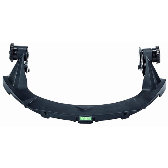 MSA 10154604 V-Gard Frame - General Purpose Applications, Fits Hard Hats, Black, Polybutylene Terephthalate (PBT), Compatible with Replaceable Debris Control Attachment, Durable & Reusable