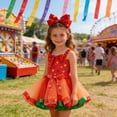 thumbnail image 2 of XAOFW Girl Skirt Valentine Polka Dot Mesh Tutu Layered Party With Bow Play Soft Breathable Party Skirts, 2 of 4