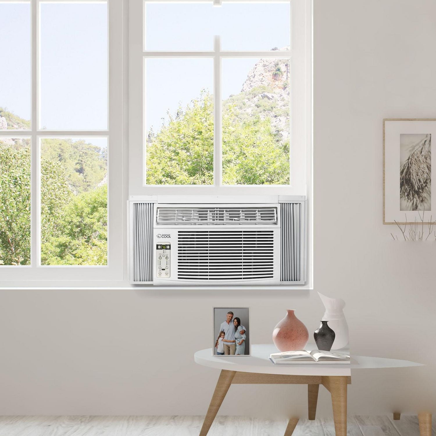 Commercial Cool 14,500 BTU Window Air Conditioner, Window AC with Full Function Remote Control and Electronic Thermostat, Air Conditioner Window Unit up to 700 Sq. Ft. with Energy Saver & Sleep Mode,