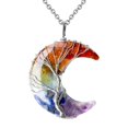 thumbnail image 2 of Collar de Plata con Piedra Brillante 7 chakras Perfecl, 2 of 4