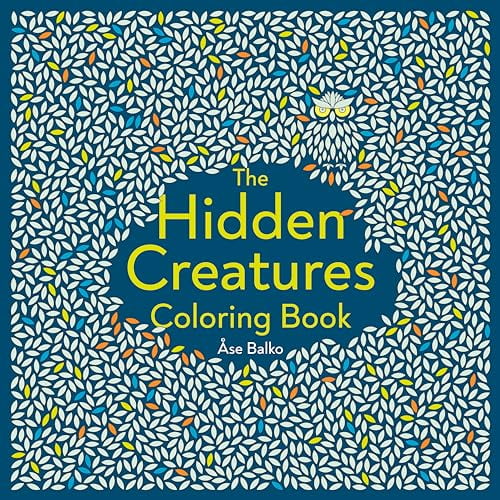 Pre-Owned The Hidden Creatures Coloring Book Paperback