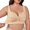 Bras 200#Beige, variant on Womens Bras Front Buttoned Backless Comfortable Bra with Adjustable Shoulder Straps and Large Cup Design Seamless Bra