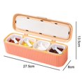 thumbnail image 2 of 4-Piece Seasoning Box Set - Airtight Containers with Lids & Spoons for Sugar, Condiment Storage & Kitchen Organization, 2 of 5