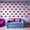 Burgundy, variant on VWAQ Diamond Wall Stickers Patterns Decor Shapes Vinyl Decals - V2 49 Pcs