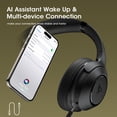 thumbnail image 4 of Auriculares Bluetooth DOQAUS Over Ear 70H Playtime con micrófono, 4 of 8