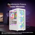 thumbnail image 3 of Gabinete Gamer BALAM RUSH DRAGONFLY PERFORM CRYSTAL GM590CW ATX Media Torre 4 Fan RGB USB 3.0 Blanco, 3 of 5