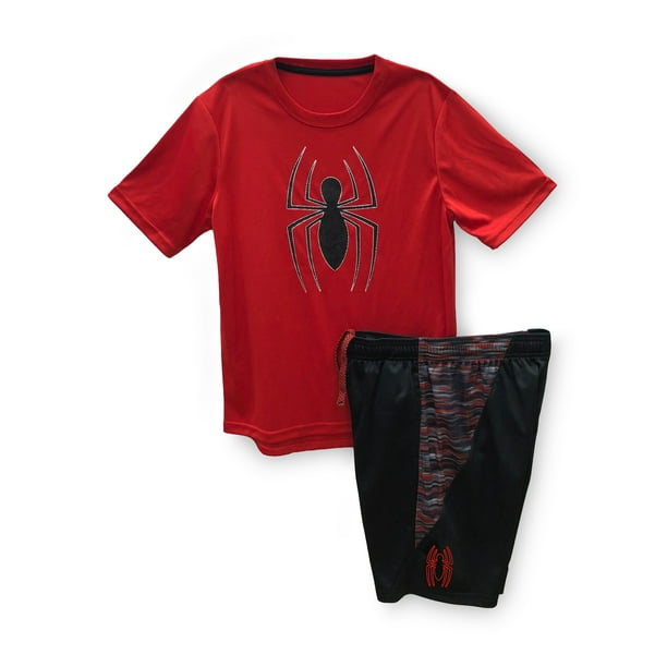 spiderman t shirt and shorts