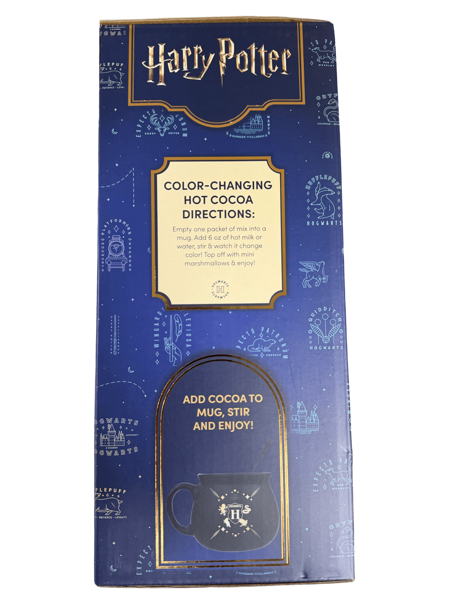 Harry Potter Color Changing Hot Cocoa Holiday Gift Set, 8 Colors with Mini Marshmallows - Hogwarts 2026