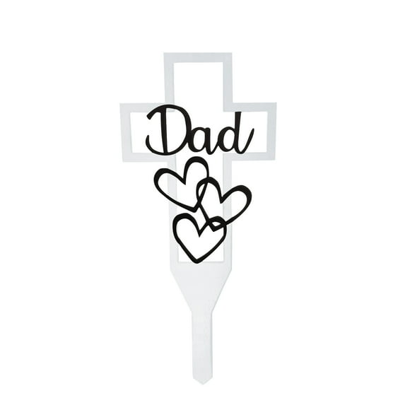 TIMIFIS Cemetery Decorations for Grave Headstones for Graves Cemetery Decorations Human Grave Markers Flower Holder Metal Cross Pile For Deceased Relatives Cemetery Pile Outdoor Memorials