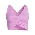 thumbnail image 2 of Avia Women's Ruched V-Neck Sports Bra, 2 of 3