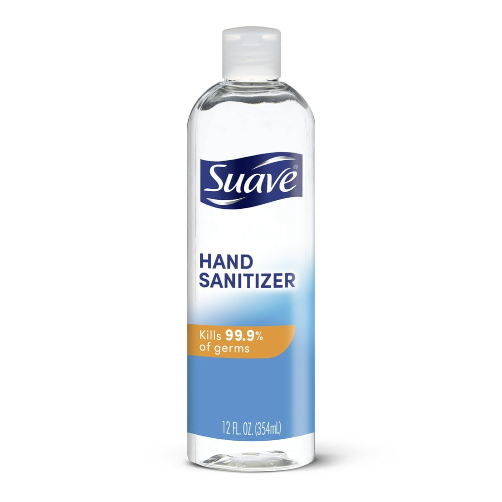 Suave Hand Sanitizer Alcohol Based, 12 oz