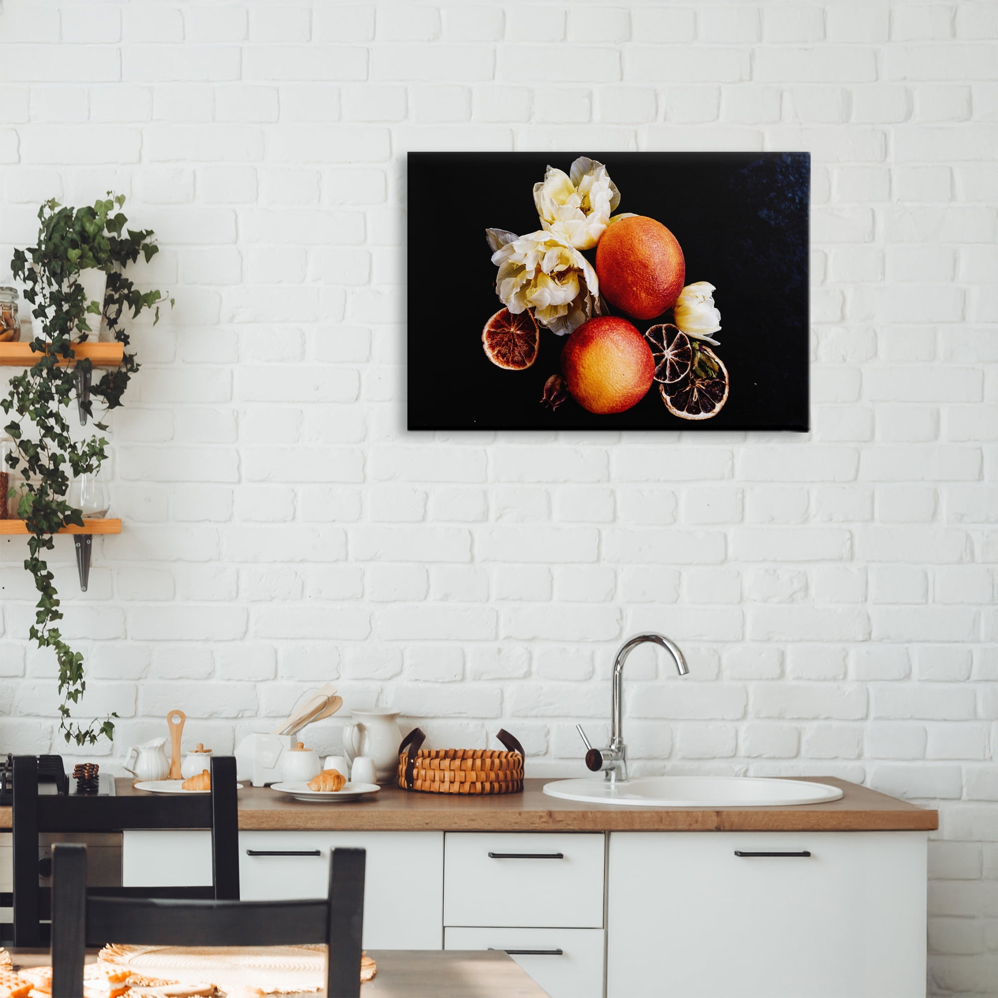 The Still Spring Fruit Canvas Wall Art, design by Amy Carroll
