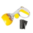thumbnail image 1 of Recogedor de heces para perros y gatos, dispensador de bolsas de residuos y recogedor de heces. Amarillo, 1 of 9