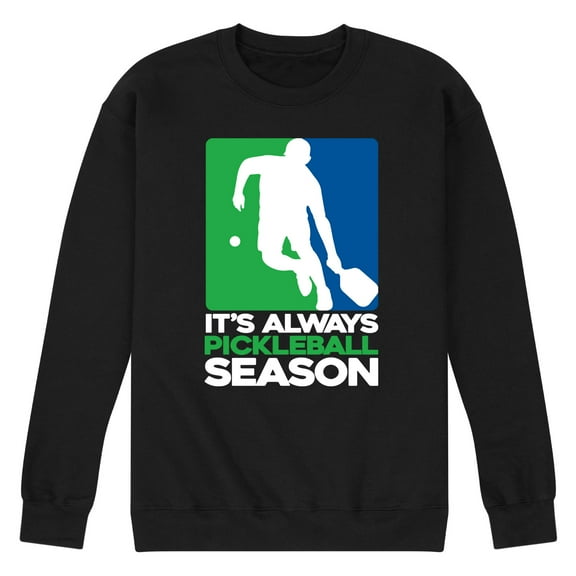 Instant Message - It's Always Pickleball Season - Men's Crew Neck Fleece Pullover
