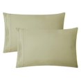 thumbnail image 6 of Bed Sheets, Premier 1800 Series 4 Piece Bed Sheet Set, Deep Pocket, Wrinkle, Fade, Stain Resistant, Luxury Soft Bedding Sheets & Pillowcases, Split King, Sage Green, 6 of 9
