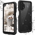 thumbnail image 1 of Samsung A32 5g Case, Samsung Galaxy A32 5G Case with Built in Screen Protector Full Body Protective Waterproof Shockproof Clear Phone Case for Samsung Galaxy A32 5G (Black Cover), 1 of 7