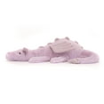 thumbnail image 2 of Adorable Lavender Dragon Plush By Jellycat, 19.8" Cuddly Plush Toy, Stuffed Food Collectibles Brand New, 2 of 3