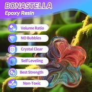 Omewoold Epoxy Resin, 1 Gallon Crystal Clear Epoxy Resin Kit Casting Resin for Art Coating Casting Jewelry DIY River Table Countertop Tumbler Wood Canvas
